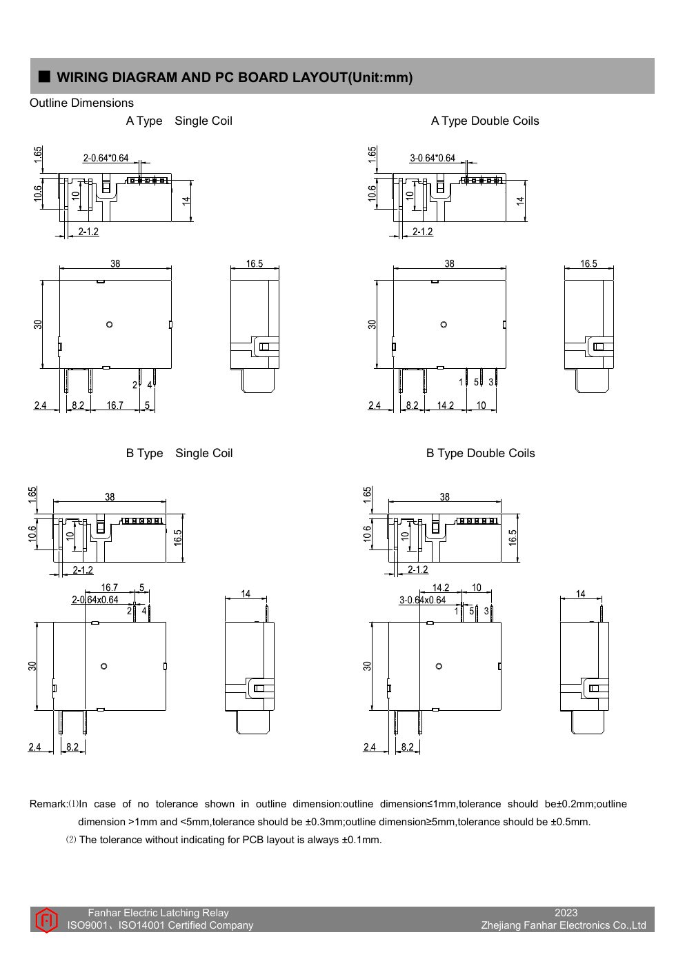 FH23L datasheet page 3