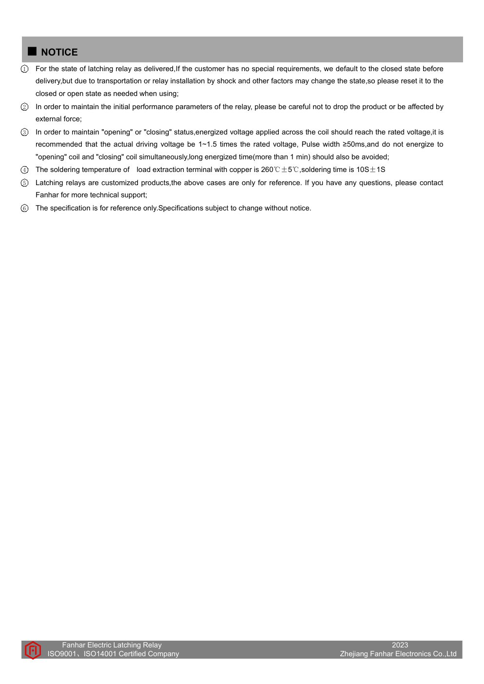 FH30L datasheet page 4